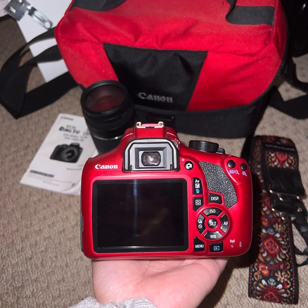 Canon Red and Black Digital Camera Kit